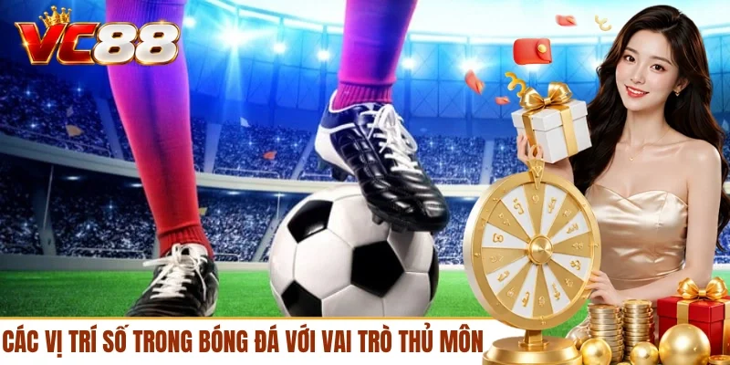 Các vị trí số trong bóng đá với vai trò thủ môn