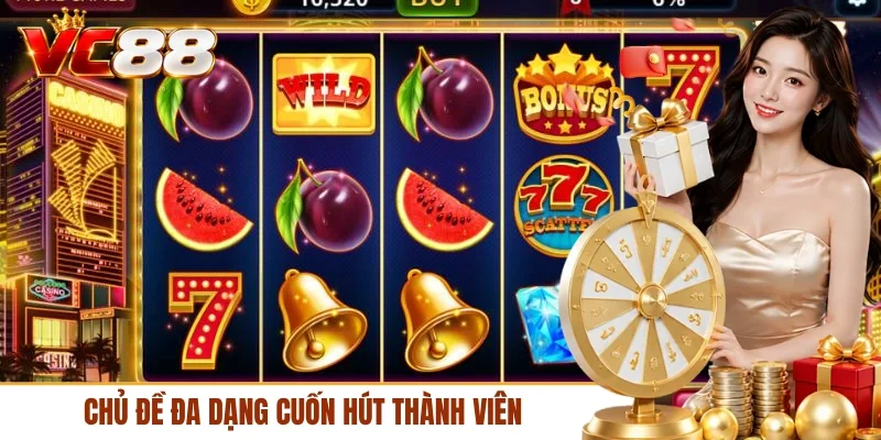 Chủ đề đa dạng cuốn hút thành viên