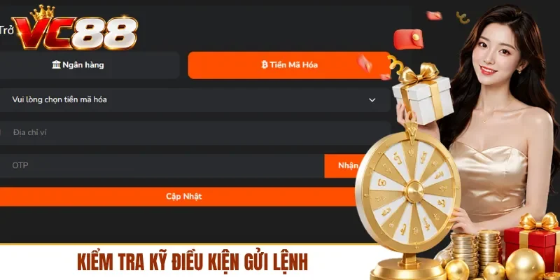 Kiểm tra kỹ điều kiện gửi lệnh